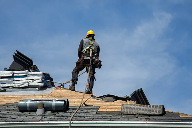 Professional Roofing technician working in Holder, FL